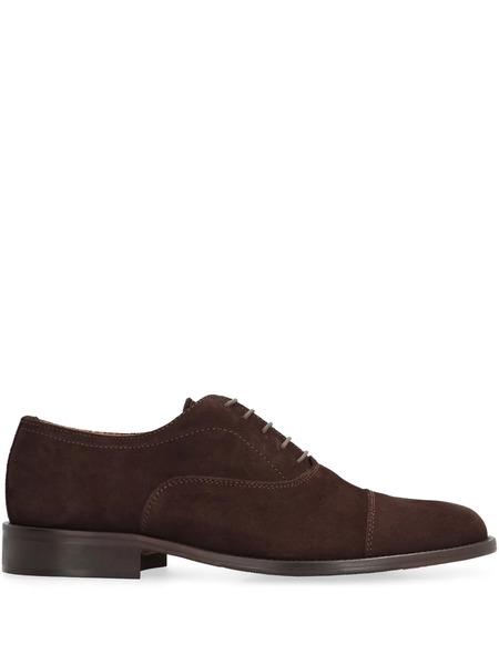  Bruno Magli Suede Lace-up Oxford Shoes - Brown 
