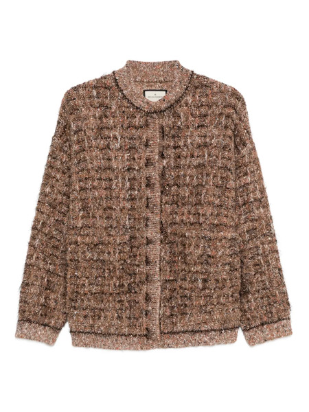  Bruno Manetti Concealed-fastening Cardigan - Brown 