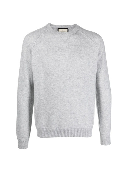  Bruno Manetti Crew Neck Cashmere Sweatshirt - Grey 