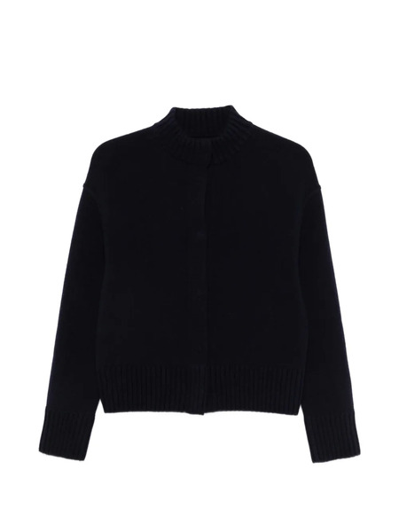  Bruno Manetti Mock-neck Cardigan - Blue 