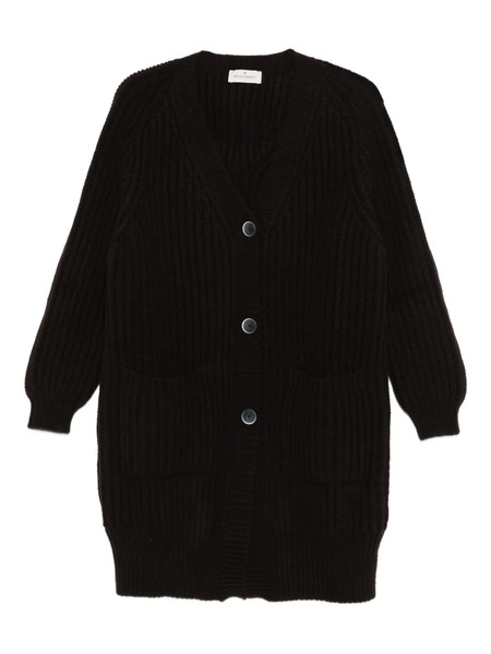  Bruno Manetti Ribbed-knit Cardigan - Black 