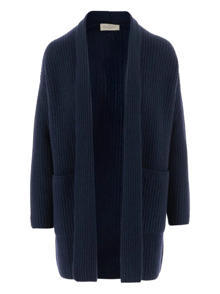  Bruno Manetti Ribbed-knit Cardigan - Blue 