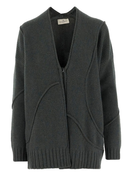 Bruno Manetti V-neck Cardigan - Green 