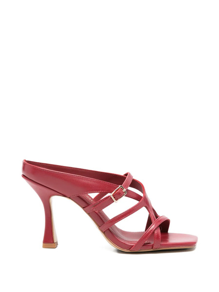  Bruno Premi Buckle-strap Leather Sandals - Red 