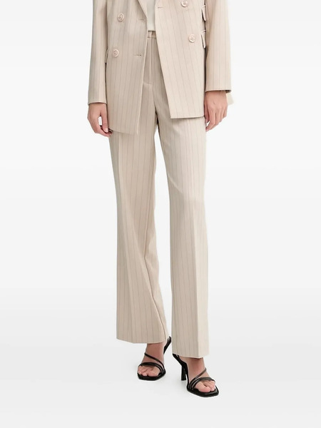  Bruuns Bazaar Apricotbbeleza Pinstripe Trousers - Neutrals 