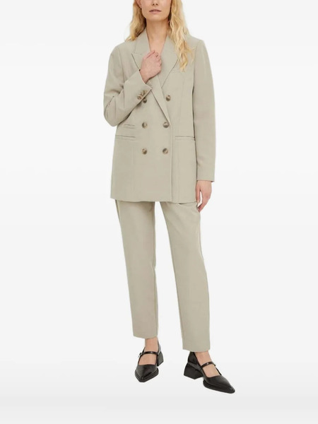  Bruuns Bazaar Double-breasted Blazer - Neutrals 