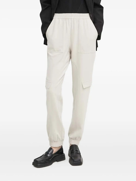  Bruuns Bazaar Elastic-waist Cargo Track Pants - Neutrals 
