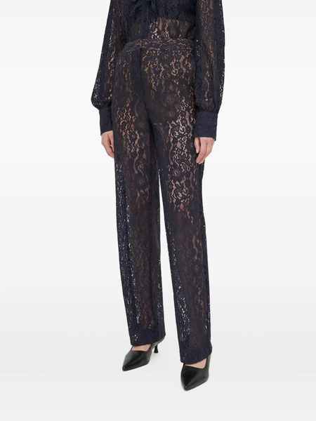  Bruuns Bazaar Floral-lace Pants - Black 
