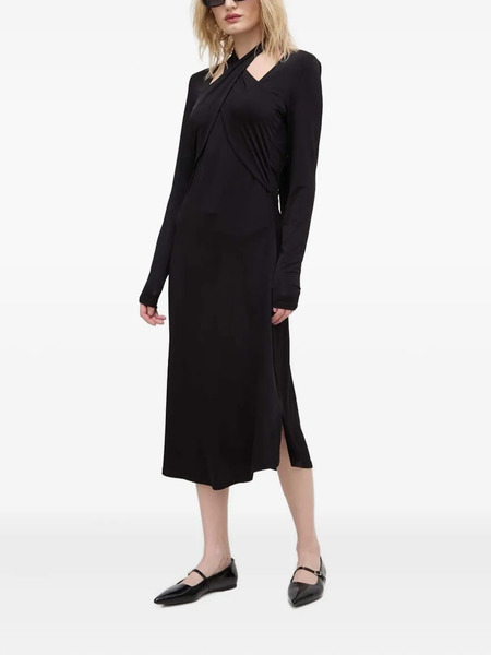 Bruuns Bazaar Halterneck Long-sleeve Dress - Black 