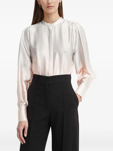  Bruuns Bazaar Ombre Puff-shoulder Shirt - Neutrals 