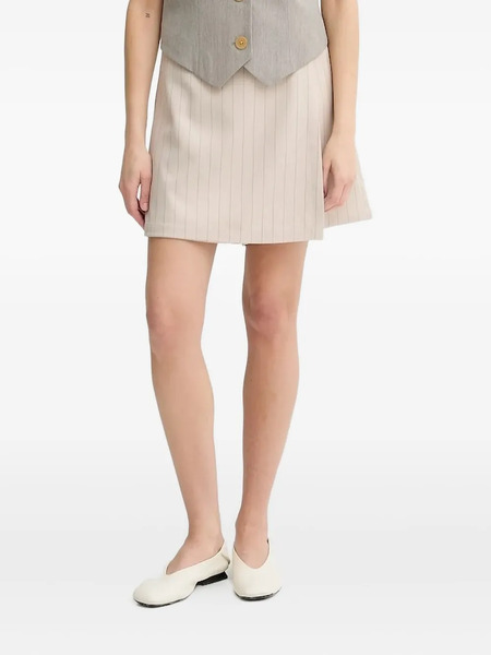  Bruuns Bazaar Pinstripe Tailored Shorts - Neutrals 