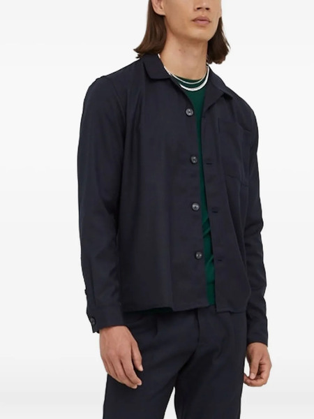  Bruuns Bazaar Pocket Button-down Shirt - Blue 