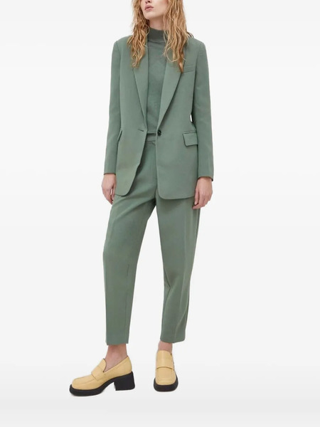  Bruuns Bazaar Single-button Notched-lapel Blazer - Green 