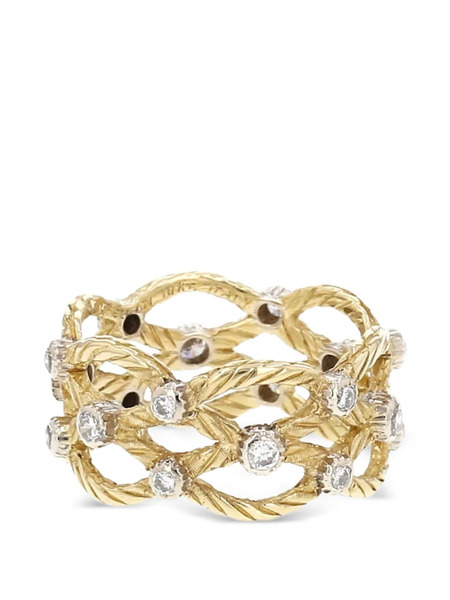  Buccellati 1980s Diamond Ring - Gold 