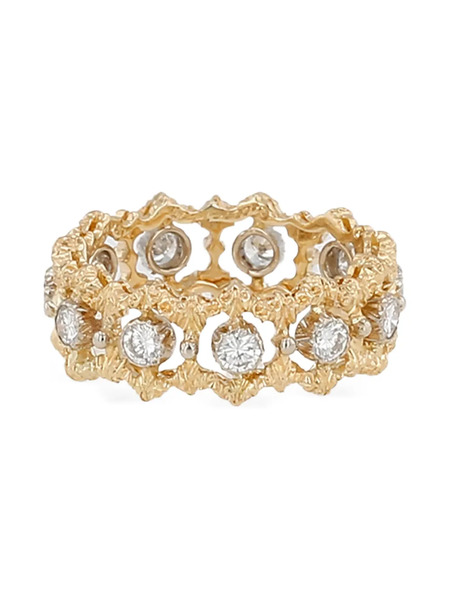  Buccellati 2010's Diamond Rombi Ring - Gold 