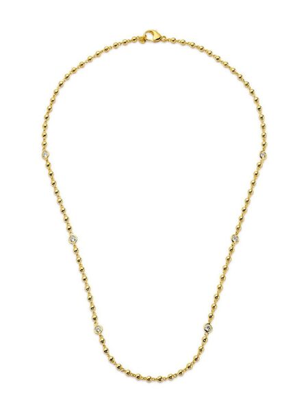 Buddha Mama 20kt Yellow Gold Diamond Necklace 