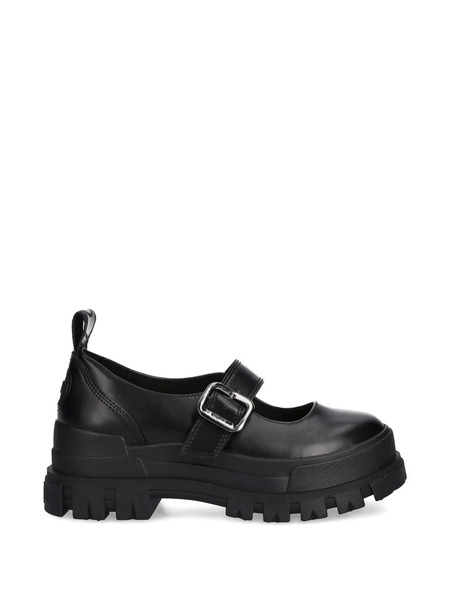 Buffalo Aspha Buckle Strap Ballet Flats - Black 
