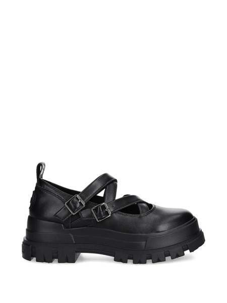  Buffalo Aspha Buckle-strap Ballet Flats - Black 