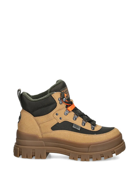  Buffalo Aspha Lug-sole Lace-up Boots - Neutrals 