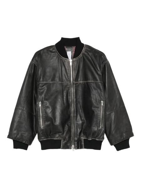  Bully Leather Jacket - Brown 