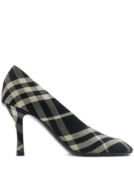  Burberry Baby Check Pumps - Black 
