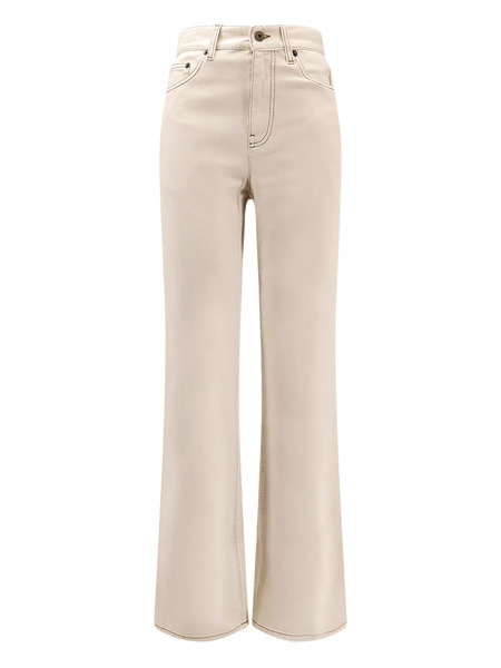  Burberry Belt-loop Seam Jeans - Neutrals 