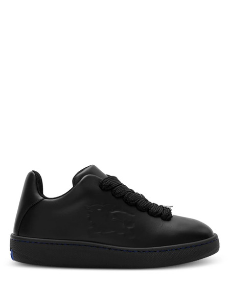  Burberry Box Leather Sneakers - Black 