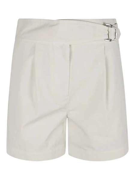  Burberry Buckle Shorts - White 