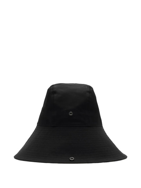  Burberry Check Brim Gabardine Hat - Black 