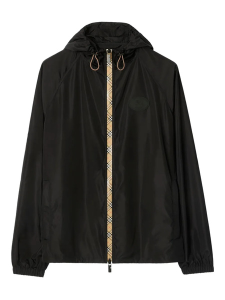  Burberry Check-detail Jacket - Black 