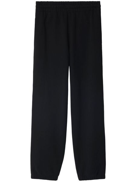  Burberry Check Label Track Pants - Black 