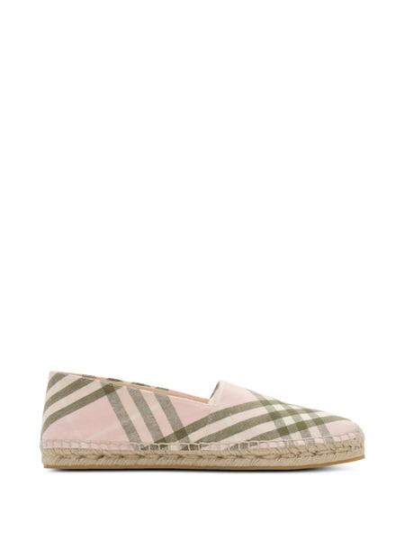  Burberry Check Mews Espadrilles​ - Pink 