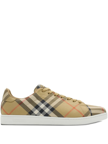  Burberry Check-pattern Sneakers - Neutrals 