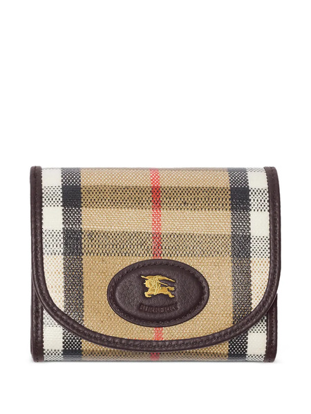  Burberry Check-pattern Wallet - Neutrals 
