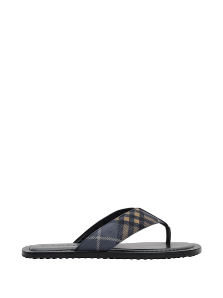  Burberry Check Pavilion Sandals​ - Blue 
