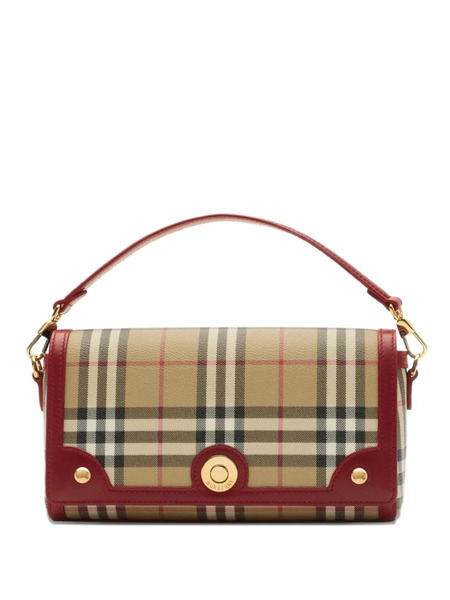  Burberry Checked Tote Bag - Neutrals 