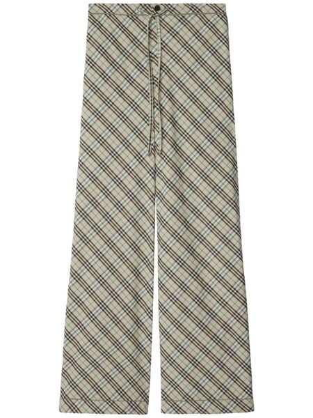  Burberry Checked Trousers - Neutrals 