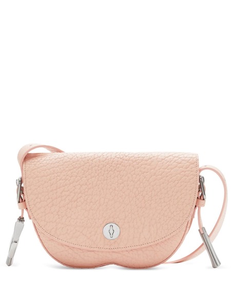  Burberry Chess Leather Satchel - Pink 