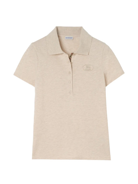  Burberry Cotton Polo Shirt - Neutrals 