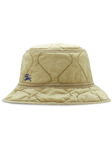  Burberry Crinkled Quilted Bucket Hat - Neutrals 