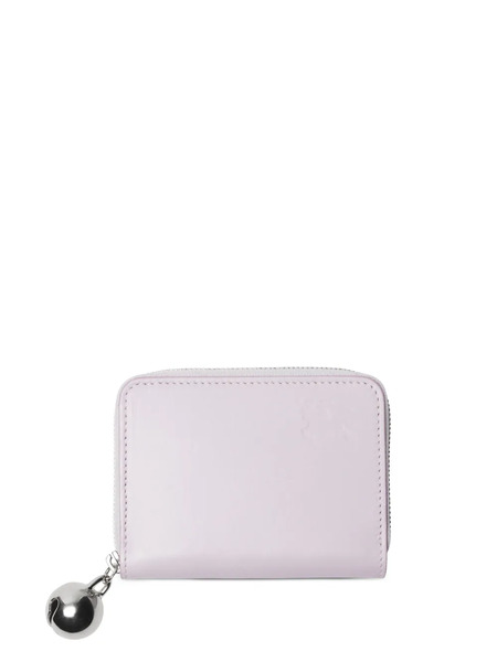  Burberry Ekd Bell-charm Leather Wallet - Purple 
