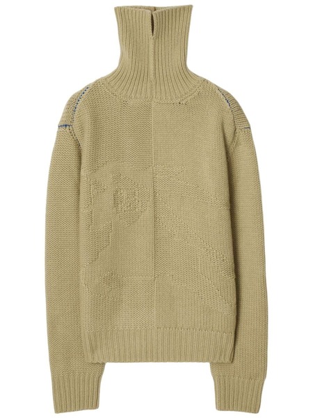  Burberry Ekd Cashmere Sweater - Neutrals 