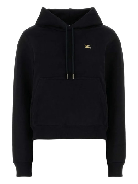  Burberry Ekd-embroidered Hoodie - Black 