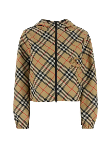  Burberry Embroidered Twill Reversible Jacket - Neutrals 
