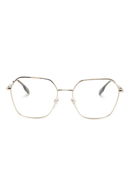  Burberry Eyewear Be/1381 Geometric-frame Glasses - Brown 