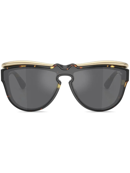 Burberry Eyewear Oversize-frame Sunglasses - Brown 