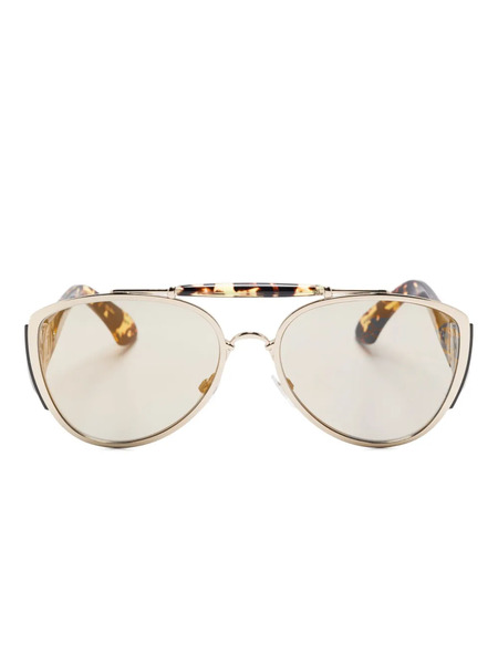  Burberry Eyewear Pilot-frame Sunglasses - Brown 
