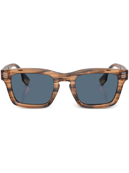  Burberry Eyewear Rectangle-frame Sunglasses - Brown 
