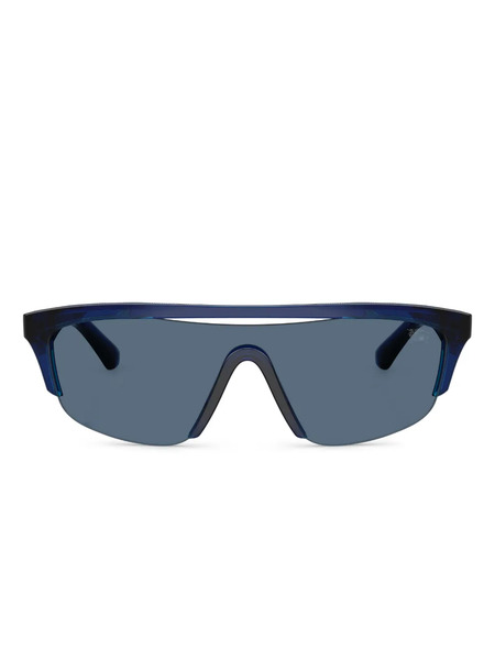  Burberry Eyewear Shield-frame Sunglasses - Blue 