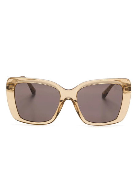  Burberry Eyewear Square-frame Sunglasses - Neutrals 